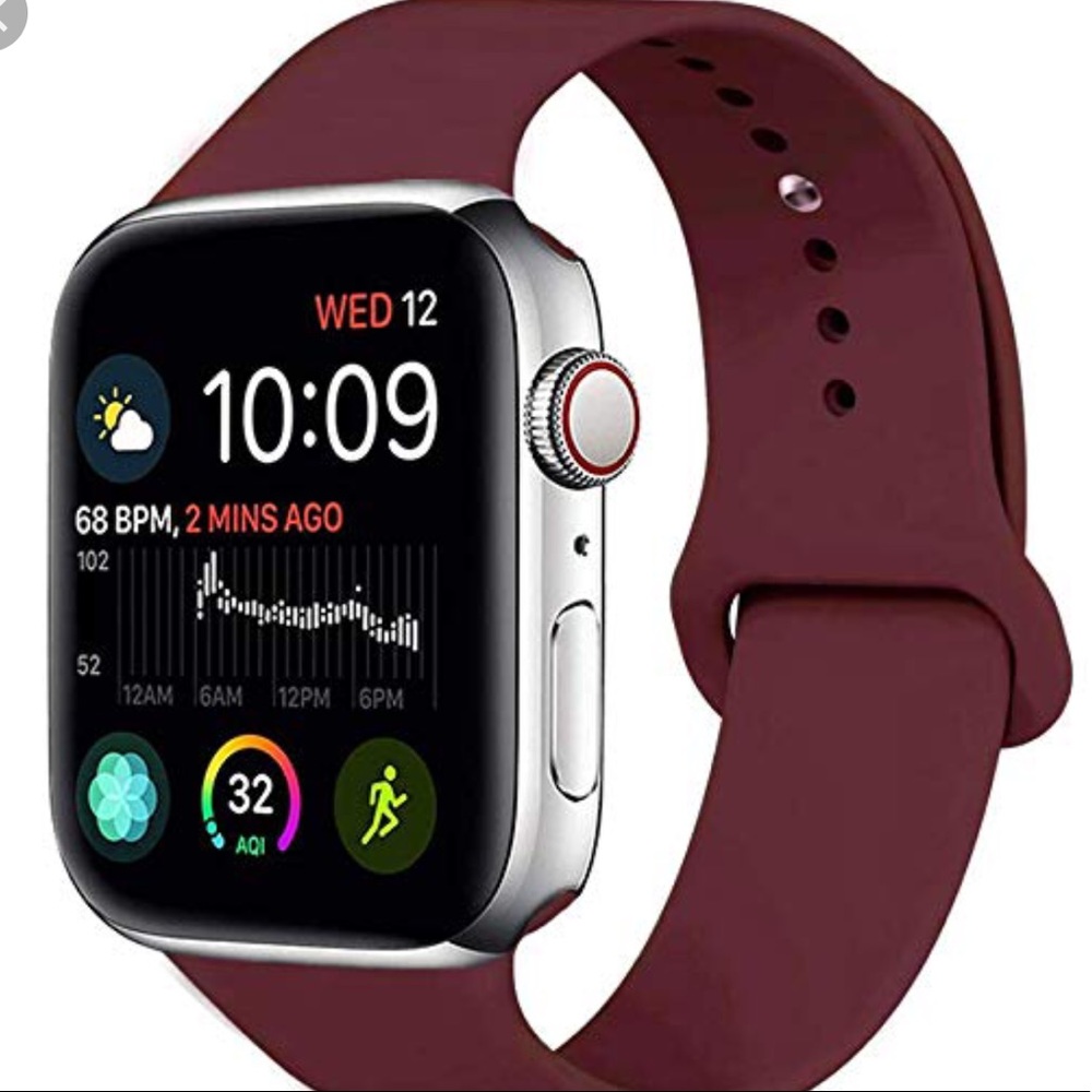 Maroon Apple Watch Band